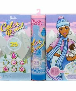MATTEL Barbie Color Reveal Advent Calendar With 25 Surprises Including 1 Doll & 1 Pet