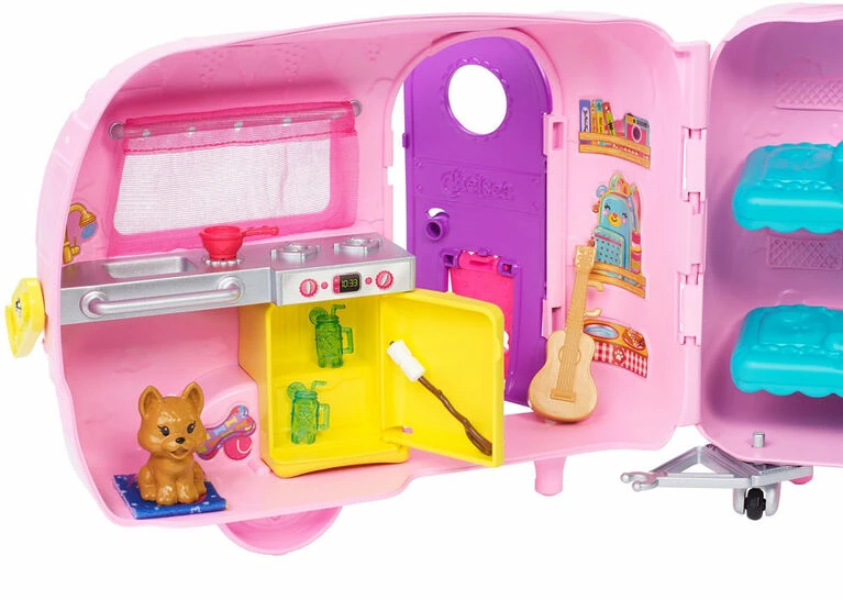 Barbie Club Chelsea Camper Playset With Doll, Puppy, Car, Transforming Camper And Accessories 3 Barbie Club Chelsea Camper Playset With Doll, Puppy, Car, Transforming Camper And Accessories - Image 3