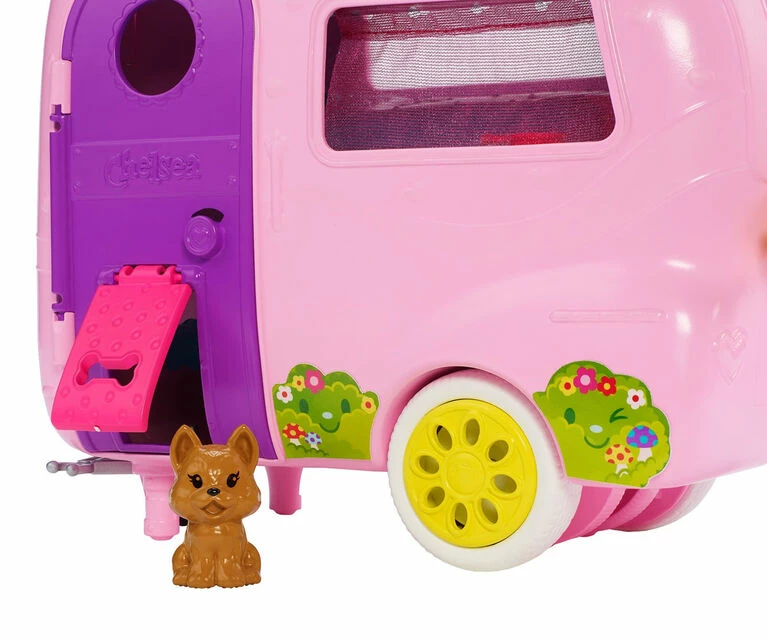 Barbie Club Chelsea Camper Playset With Doll, Puppy, Car, Transforming Camper And Accessories 4 Barbie Club Chelsea Camper Playset With Doll, Puppy, Car, Transforming Camper And Accessories - Image 4