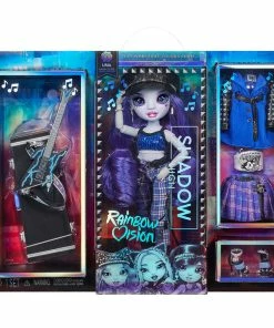 MGA Entertainment Rainbow Vision Shadow High Neon Shadow - Uma Vanhoose (Neon Blue) Fashion Doll