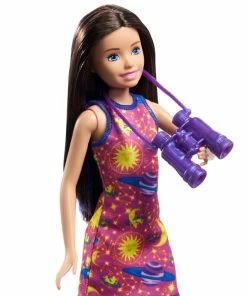 MATTEL Barbie Space Discovery Skipper Doll With Night Binoculars & Laptop Wearing Dress With Planetary Print - R Exclusive -Barbie Sales B456F97A 4