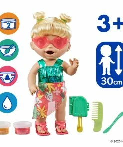 Hasbro Baby Alive Sunshine Snacks Doll, Eats And "Poops," Waterplay Baby Doll