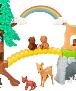 MATTEL Barbie Wilderness Guide Interactive Playset With Barbie Doll (12-in/30.40-cm), Outdoor Tree, Bridge, Overhead Rainbow, 10 Animals & More -Barbie Sales B45BB9A1 4