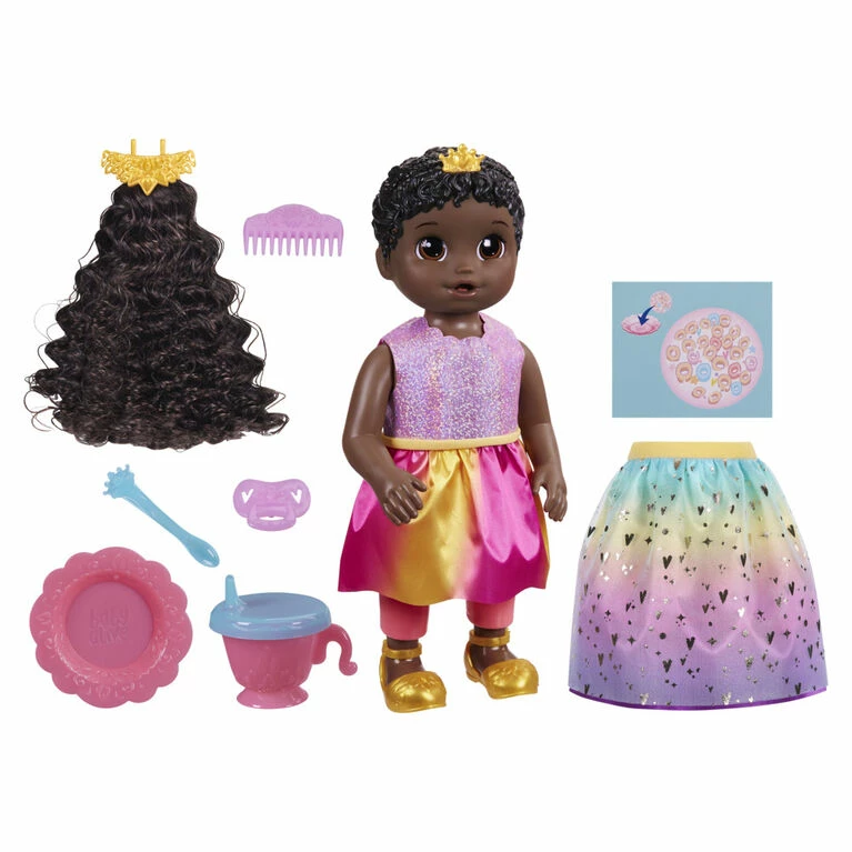 Hasbro Baby Alive Princess Ellie Grows Up! Doll, Black Hair 2 Hasbro Baby Alive Princess Ellie Grows Up! Doll, Black Hair - Image 2