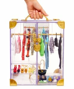 MGA Entertainment Rainbow High Deluxe Fashion Closet Playset - Create 400+ Fashion Combinations! Portable Clear Acrylic Toy Closet -Barbie Sales B4C6F8C2 6