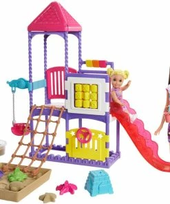 Barbie Skipper Babysitters Inc. Climb 'n Explore Playground Dolls & Playset