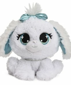 GUND P.Lushes Designer Fashion Pets Bianca Blings Puppy Premium Stuffed Animal, White And Blue, 6"