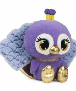 SPIN MASTER P.Lushes Designer Fashion Pets Priscilla Plume Peacock Premium Stuffed Animal, Purple/Gold, 6" -Barbie Sales C45CDAED 3