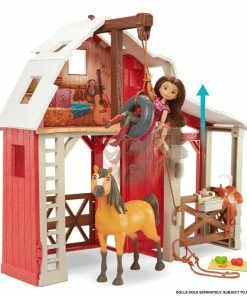 MATTEL Spirit Untamed Swing & Saddle Barn Playset -Barbie Sales C4B90970 6