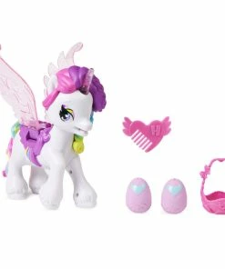 SPIN MASTER Hatchimals CollEGGtibles, Interactive Hatchicorn Unicorn Toy With Flapping Wings, Over 60 Lights And Sounds, 2 Exclusive Babies