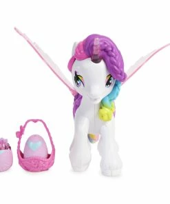 SPIN MASTER Hatchimals CollEGGtibles, Interactive Hatchicorn Unicorn Toy With Flapping Wings, Over 60 Lights And Sounds, 2 Exclusive Babies -Barbie Sales C4E07B03 6