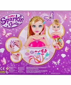 Zuru Sparkle Girlz Nail Design Hair Styling Head -Barbie Sales D439B822 6