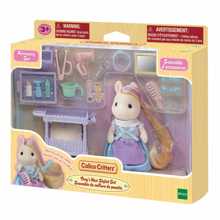 Epoch Calico Critters Pony's Hair Stylist Set, Dollhouse Playset With Figure And Accessories 2 Epoch Calico Critters Pony's Hair Stylist Set, Dollhouse Playset With Figure And Accessories - Image 2