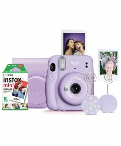 Fujifilm Canada FUJIFILM INSTAX Mini 11 Lilac Purple Instant Camera Gift Set