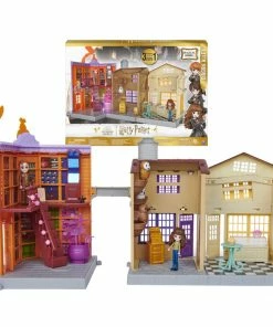 SPIN MASTER Wizarding World Harry Potter, Magical Minis Diagon Alley 3-in-1 Playset With Lights And Sounds
