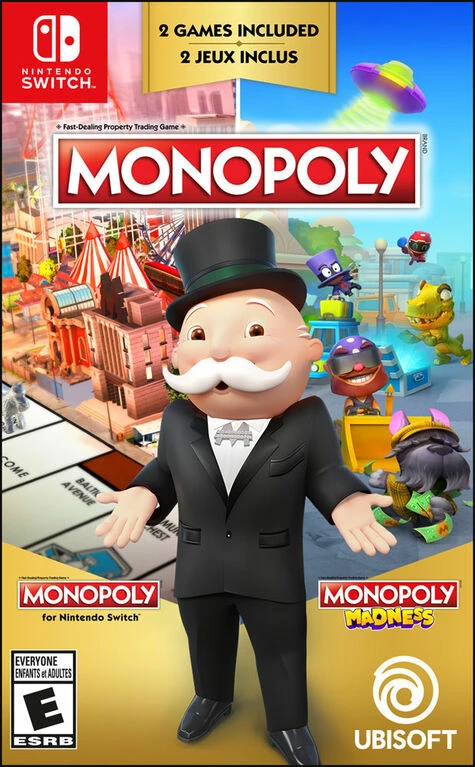 Ubisoft Nintendo Switch - Monopoly And Monopoly Madness 1 Ubisoft Nintendo Switch - Monopoly And Monopoly Madness