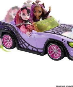 MATTEL Monster High Toy Car, Ghoul Mobile With Pet And Cooler Accessories -Barbie Sales E4730917 5