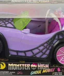 MATTEL Monster High Toy Car, Ghoul Mobile With Pet And Cooler Accessories -Barbie Sales E4730917 6