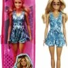 Barbie Fashionistas Doll #173 With Long Blonde Hair & Tie-dye Shorts Romper, Sneakers & Cat Eye Sunglasses