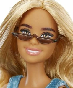 Barbie Fashionistas Doll #173 With Long Blonde Hair & Tie-dye Shorts Romper, Sneakers & Cat Eye Sunglasses -Barbie Sales E47469AA 4