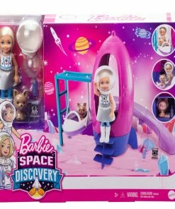 MATTEL Barbie Space Discovery Chelsea Doll And Rocket Ship - Themed Playset With Puppy -Barbie Sales E4DB1BE3 6