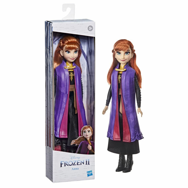 Hasbro Disney's Frozen 2 Anna Fashion Doll With Long Red Hair, Skirt, And Shoes, Anna Toy Inspired By Disney's Frozen 2 Movie 3 Hasbro Disney's Frozen 2 Anna Fashion Doll With Long Red Hair, Skirt, And Shoes, Anna Toy Inspired By Disney's Frozen 2 Movie - Image 3