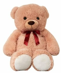 Animal Alley 40 Inch / 101cm Bear With Red Bow - R Exclusive
