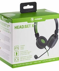 XCEL SOURCE CORP Snakebyte XBoxOne GamHeadset On Ear Blk/Green 5 XCEL SOURCE CORP Snakebyte XBoxOne GamHeadset On Ear Blk/Green -Barbie Sales EB1E3BFA 3