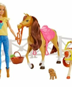 Barbie Playset With Barbie And Chelsea Dolls, 2 Horses And 15+ Accessories
