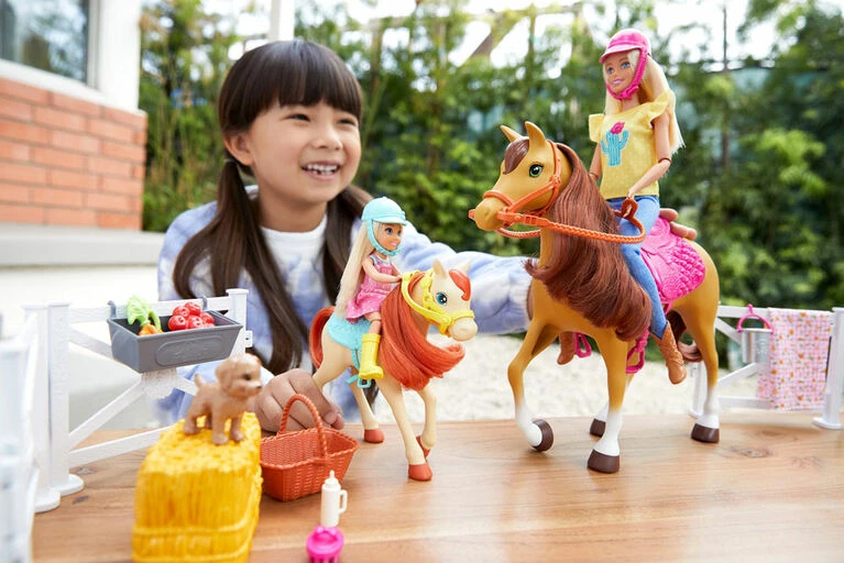 Barbie Playset With Barbie And Chelsea Dolls, 2 Horses And 15+ Accessories 2 Barbie Playset With Barbie And Chelsea Dolls, 2 Horses And 15+ Accessories - Image 2