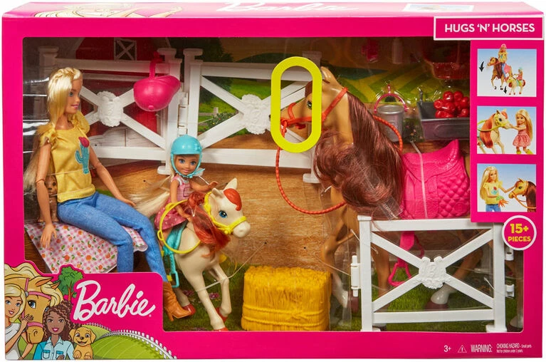 Barbie Playset With Barbie And Chelsea Dolls, 2 Horses And 15+ Accessories 6 Barbie Playset With Barbie And Chelsea Dolls, 2 Horses And 15+ Accessories - Image 6