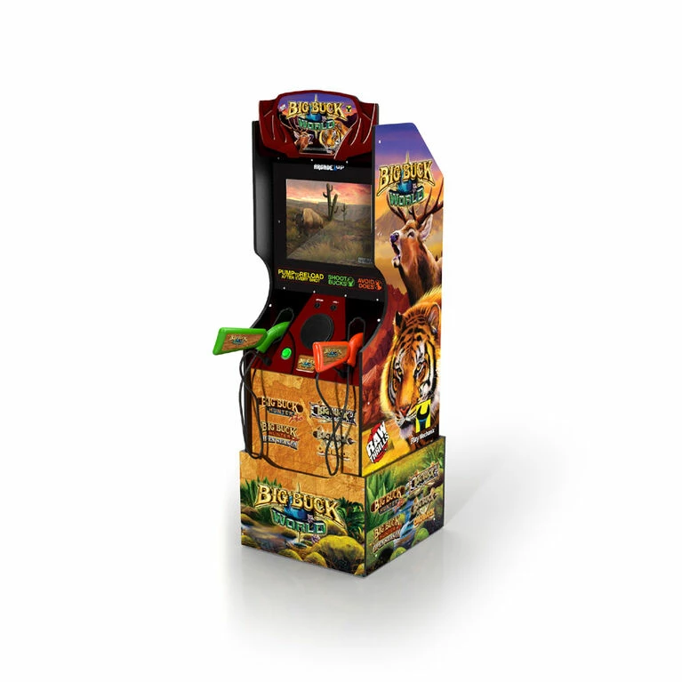 ARCADE1UP 1Up Big Buck Hunter World W/Riser 4 ARCADE1UP 1Up Big Buck Hunter World W/Riser - Image 4