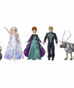 Hasbro Disney's Frozen 2 Frozen Finale Set, Anna, Elsa, Kristoff, Olaf, Sven Dolls With Fashion Doll Clothes And Accessories