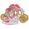 Epoch Calico Critters Royal Carriage Set, Dollhouse Playset With Vehicle And Accessories