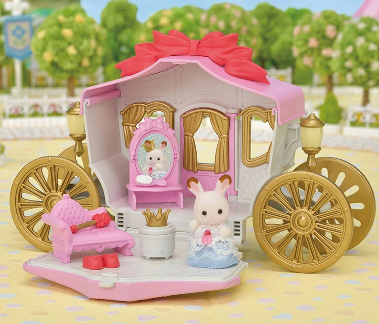 Epoch Calico Critters Royal Carriage Set, Dollhouse Playset With Vehicle And Accessories 5 Epoch Calico Critters Royal Carriage Set, Dollhouse Playset With Vehicle And Accessories - Image 5